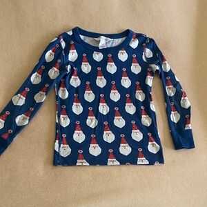 The Company Store Kids Santa pajama top
